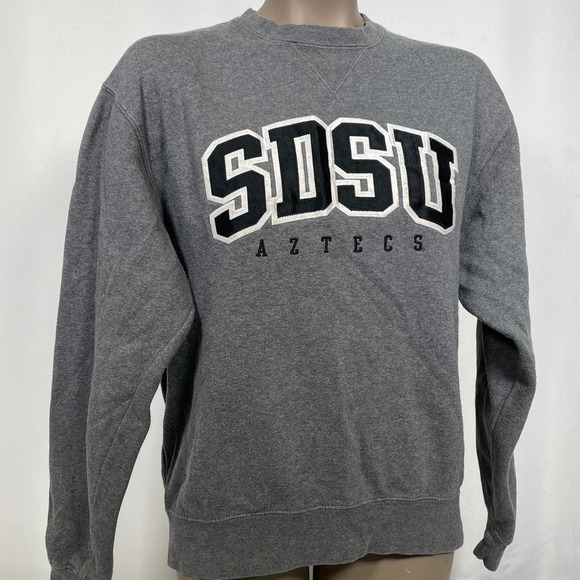 San Diego State University Aztecs Gray Long Sleeve Sweatshirt Women's SMALL - Picture 8 of 10